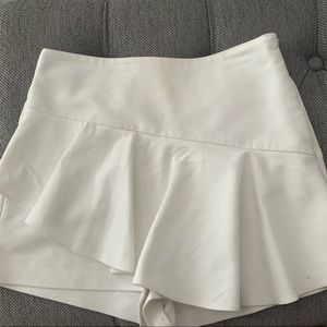 White skort from Zara